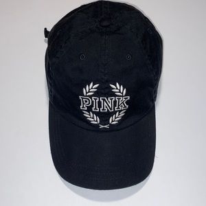 🔥Pink by VS Black & White Campus Hat